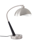 Nova of California 1044878MG Boomerang Luna Bella Table Lamp in Dark Walnut/Weathered Brass