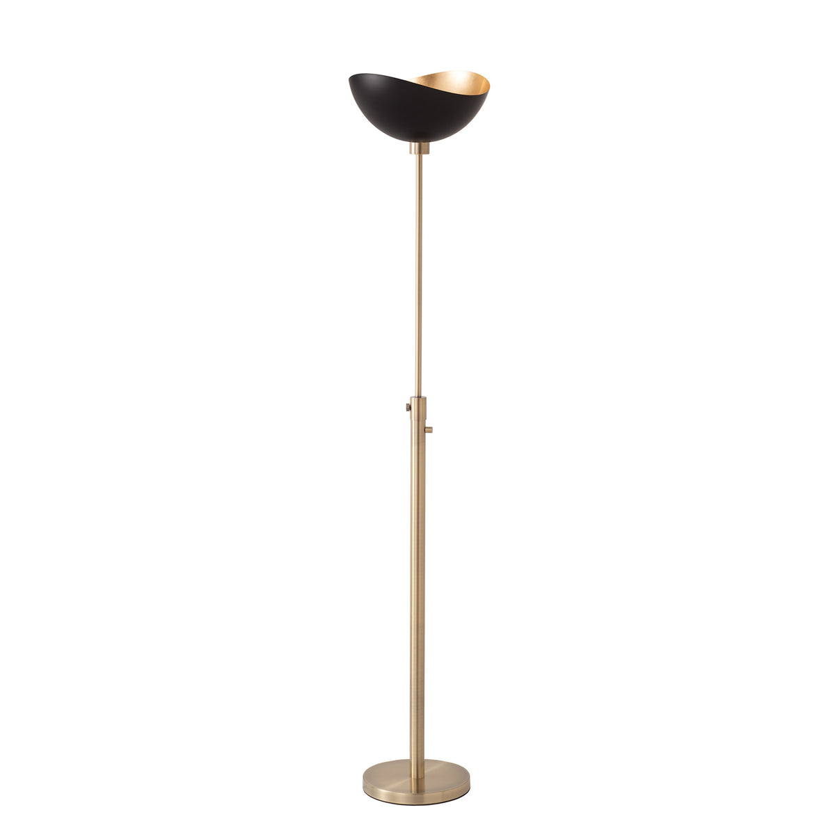 Lampe torche Luna Bella de Nova of California 1524849MS en nickel satiné
