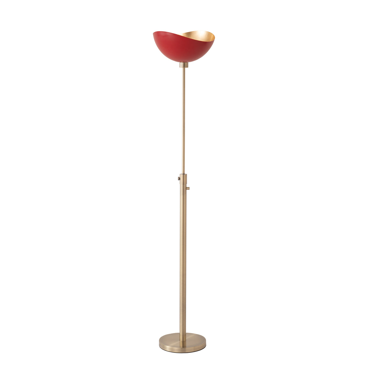Lampe torche Luna Bella de Nova of California 1524849MS en nickel satiné