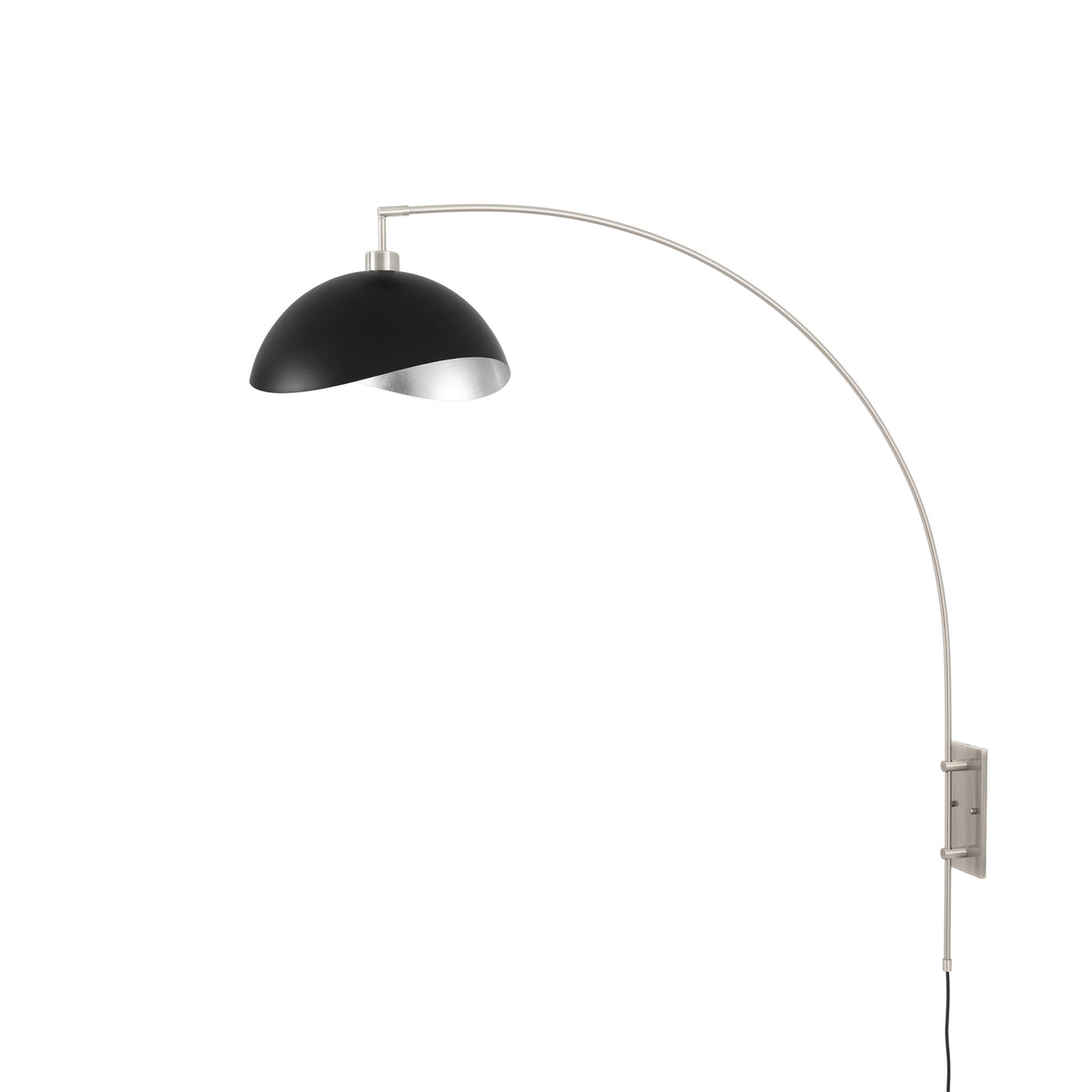 Lampe murale arc Luna Bella de Nova of California 3024836MG en laiton vieilli
