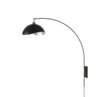 Lampe murale arc Luna Bella de Nova of California 3024836MG en laiton vieilli