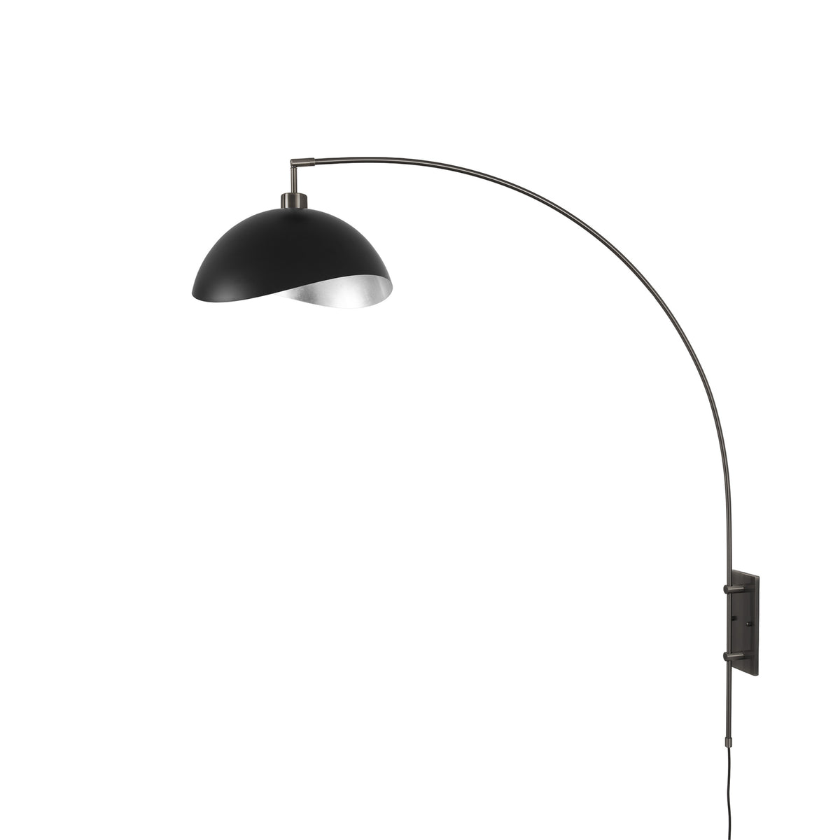 Lampe murale arc Luna Bella de Nova of California 3024836MG en laiton vieilli