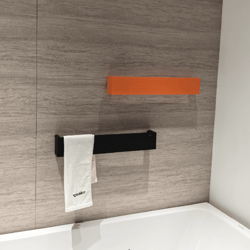 Sèche-serviettes P&Bhusri L32-M-PWH-H L32 en porcelaine blanche