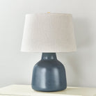 Éclairage Hudson Valley L6027-AGB/C08 RIDGEFIELD Lampe de table en céramique texturée bleu marine