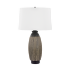 Éclairage Hudson Valley L6430-DB/CCK NASEBY Lampe de table en céramique noire cultivée