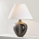 Éclairage Hudson Valley L7124-AGB/C07 AVENEL Lampe de table en bronze réactif céramique