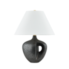 Éclairage Hudson Valley L7124-AGB/C07 AVENEL Lampe de table en bronze réactif céramique
