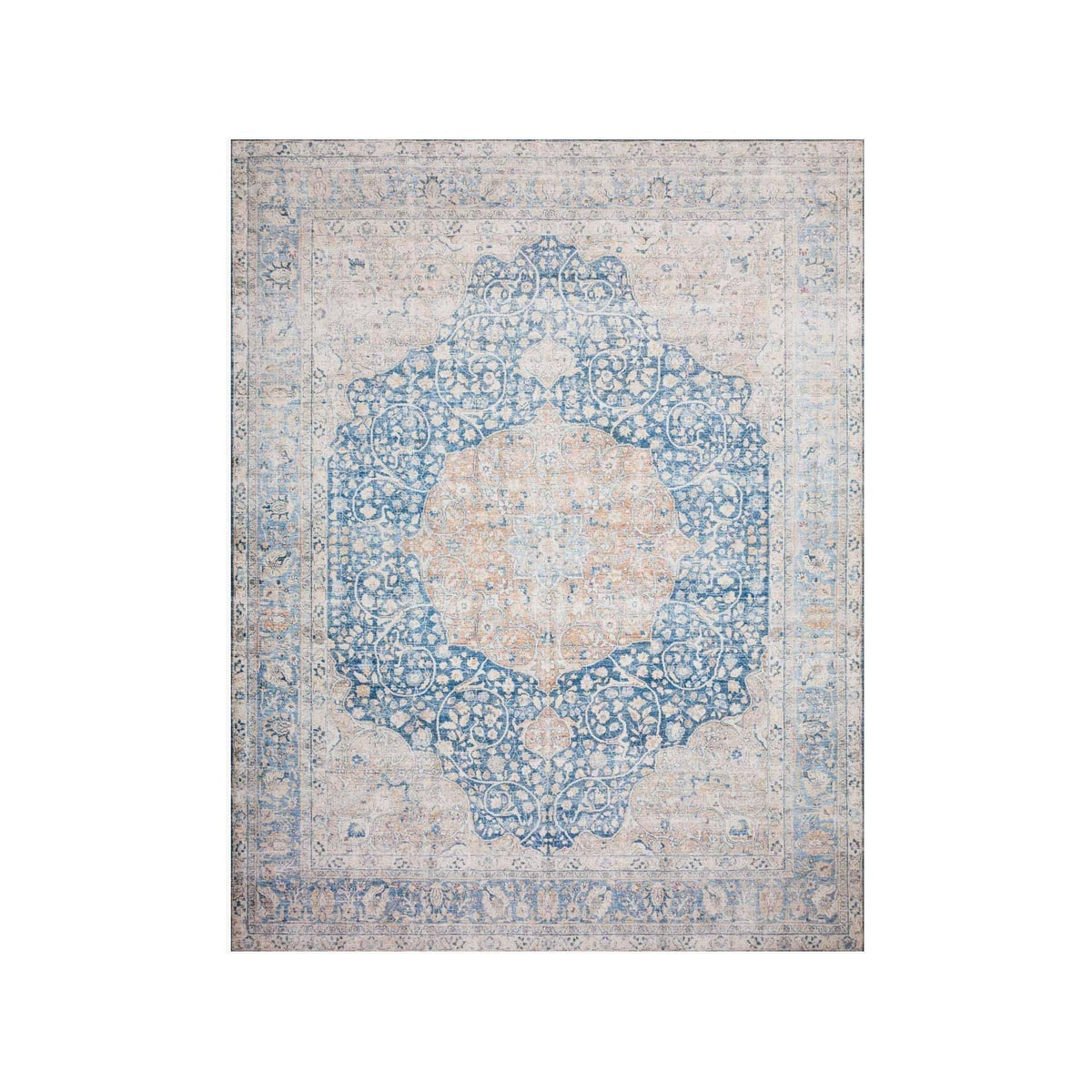 LAYLA LAY-07 BLUE / TANGERINE