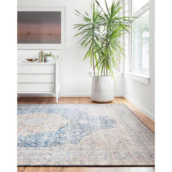 LAYLA LAY-07 BLEU / MANDARINE