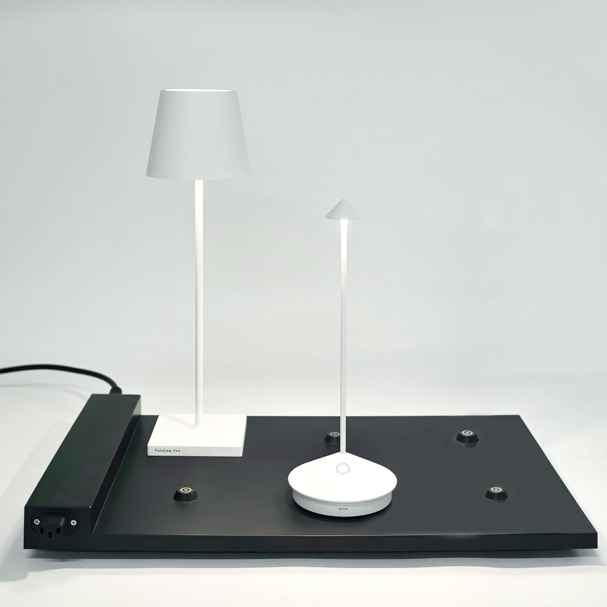 Zafferano America LD0350RP 6-Lamp Charging Platform: Poldina, Poldina Mini, Pina, Swap, Swap Mini, Push-up, Home, Crystal, Damina, Angelina
