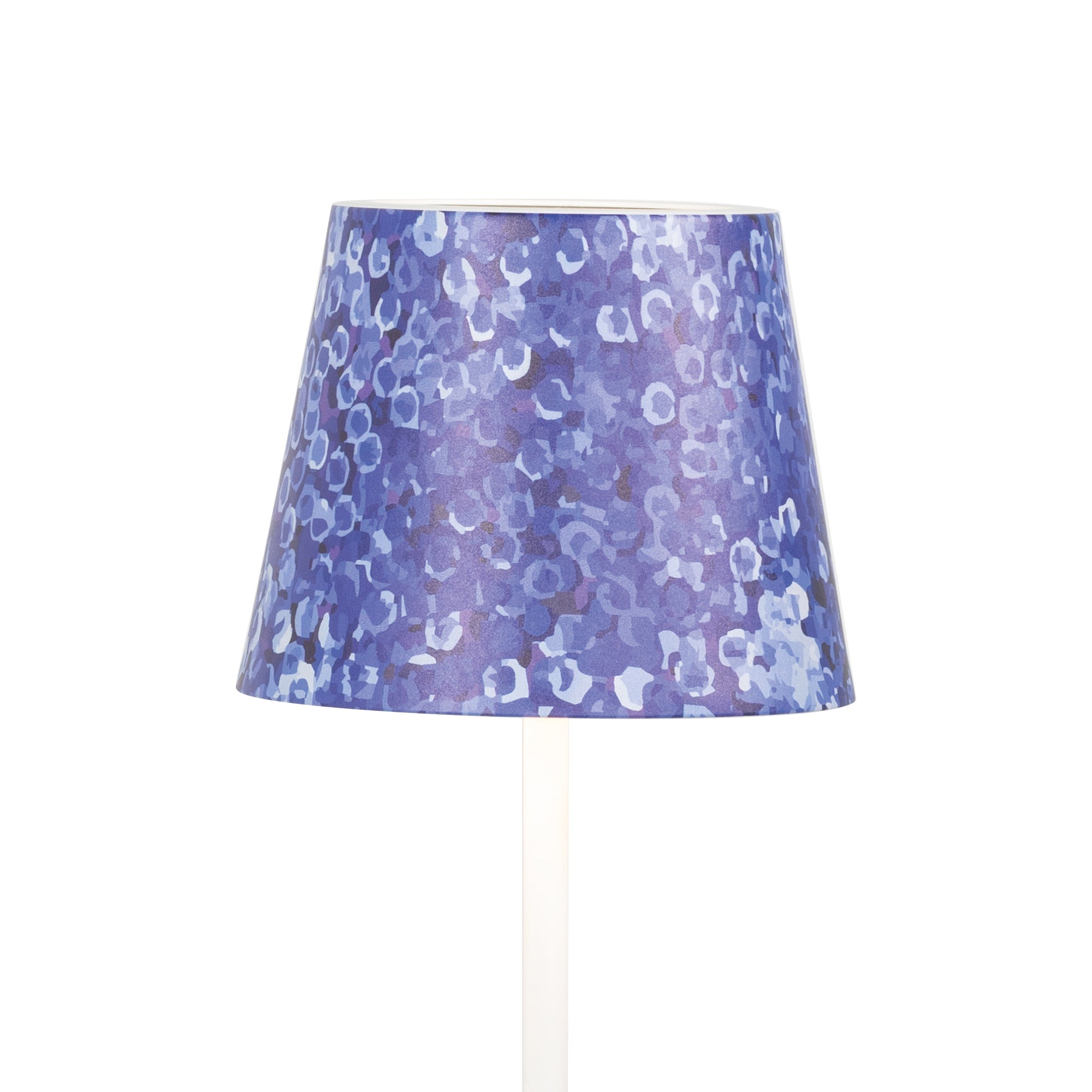 Zafferano America LD035120 Poldina Abat-jour Graphique en bleu hortensia