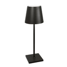 Zafferano America LD0395D4 Poldina Pro L Desk Lamp in Black
