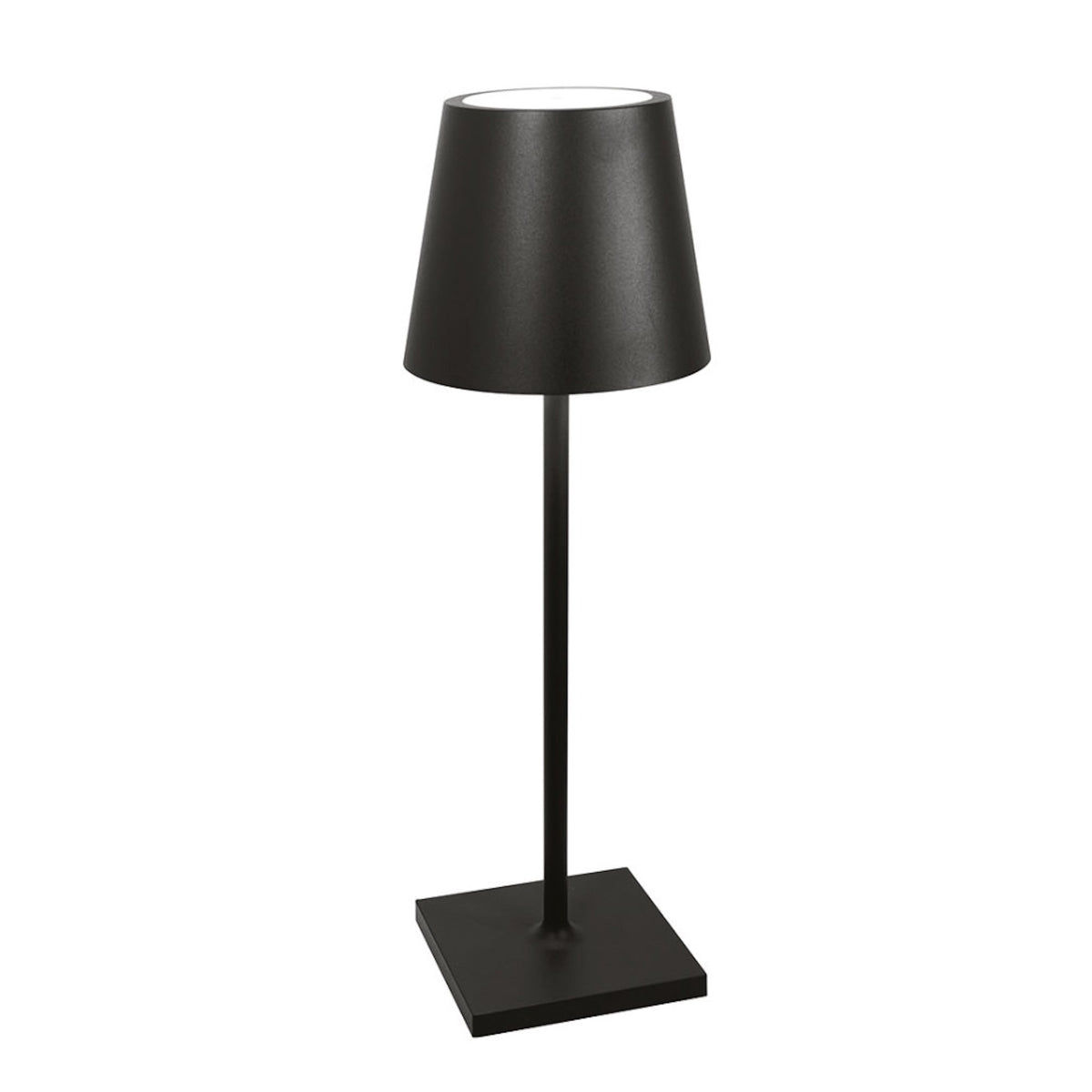 Zafferano America LD0395D4 Poldina Pro L Desk Lamp in Black