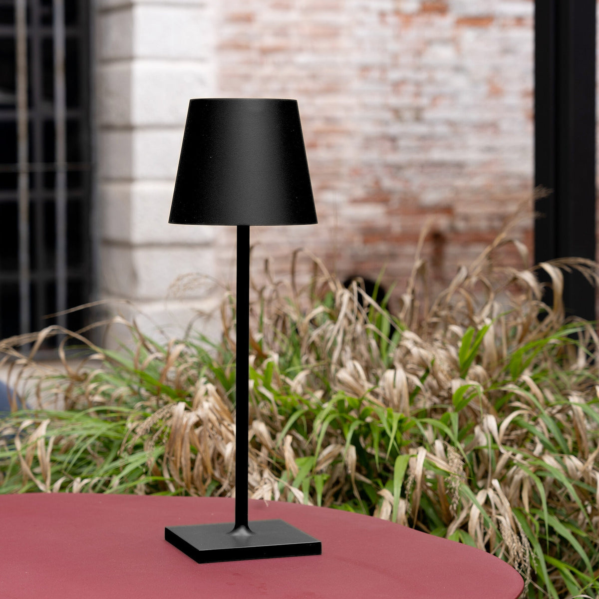 Zafferano America LD0395D4 Poldina Pro L Desk Lamp in Black