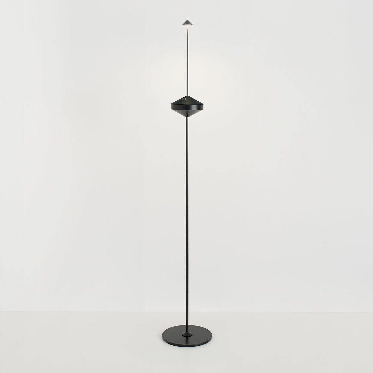 Zafferano America LD0651D3 Pina Pro Floor Stand in Black