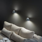Zafferano America LD0688N4 Poldina Pro Wall Magnetic with Mounting Bracket in Dark Gray