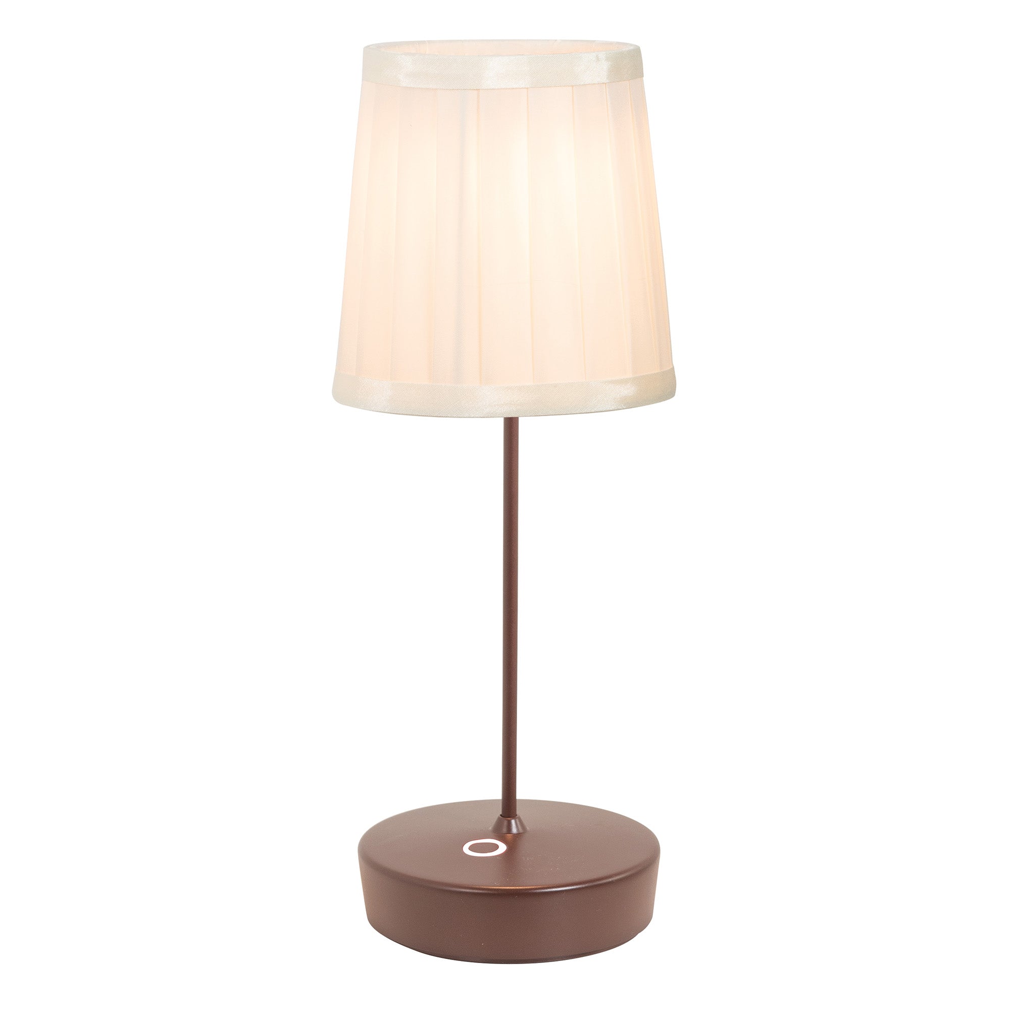 Abat-jour plissé ivoire Zafferano America LD2146R3 Swap Pro couleur rouille