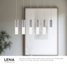 Kuzco Lighting MP21703BK-06 Lena LED Multi Suspension en noir