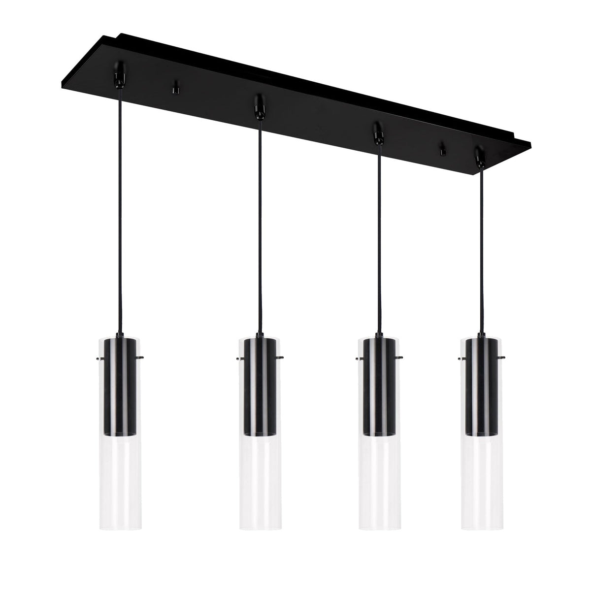 Kuzco Lighting MP21703BK-04 Lena LED Multi Suspension en noir
