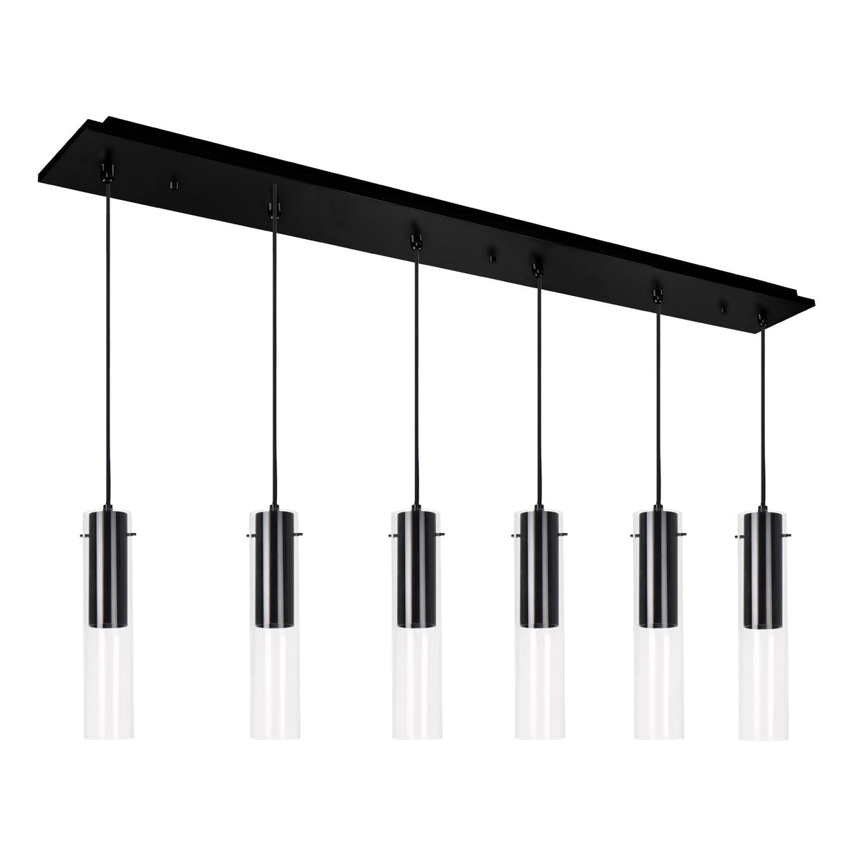 Kuzco Lighting MP21703BK-06 Lena LED Multi Suspension en noir