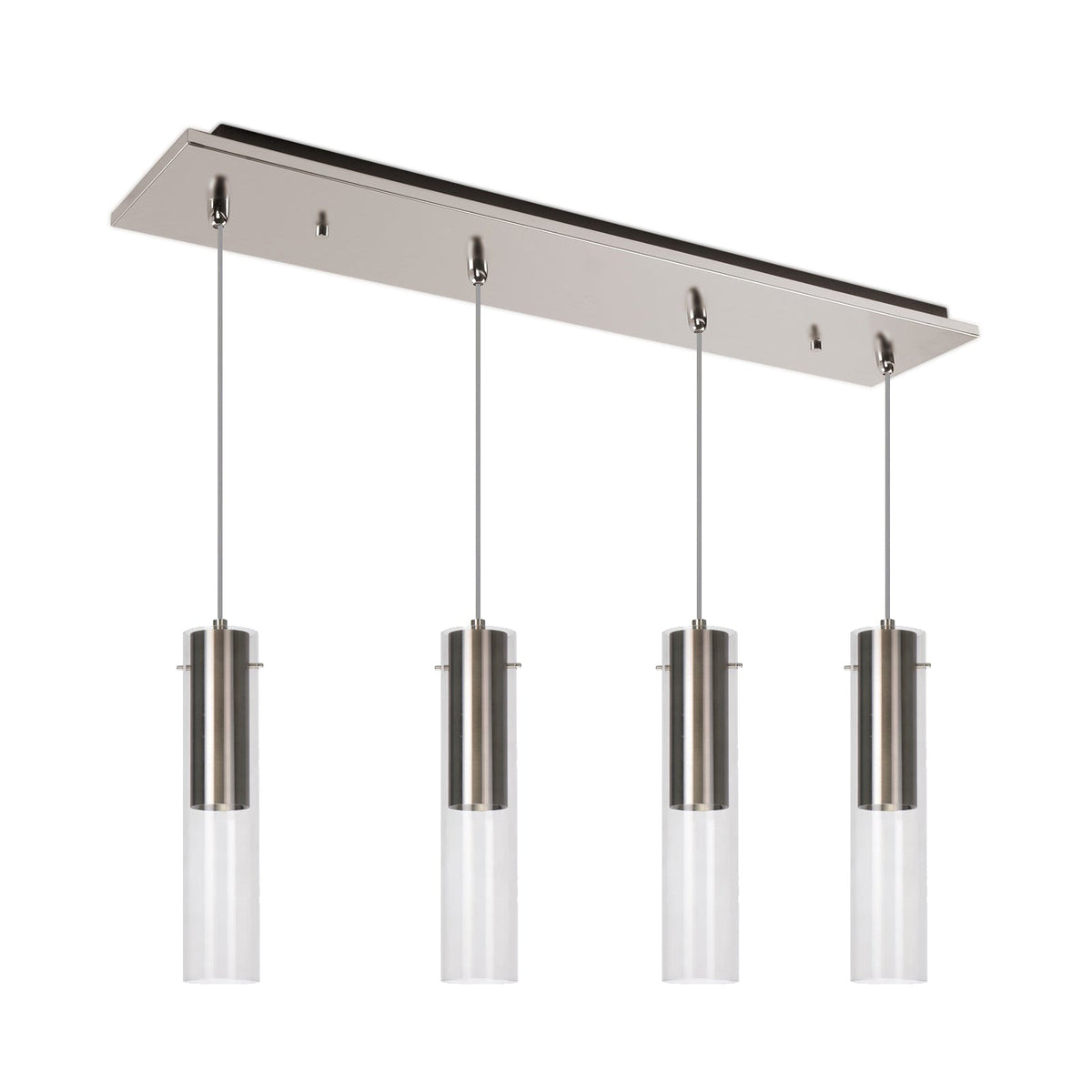Kuzco Lighting MP21703BN-04 Lena LED Multi Suspension en nickel brossé