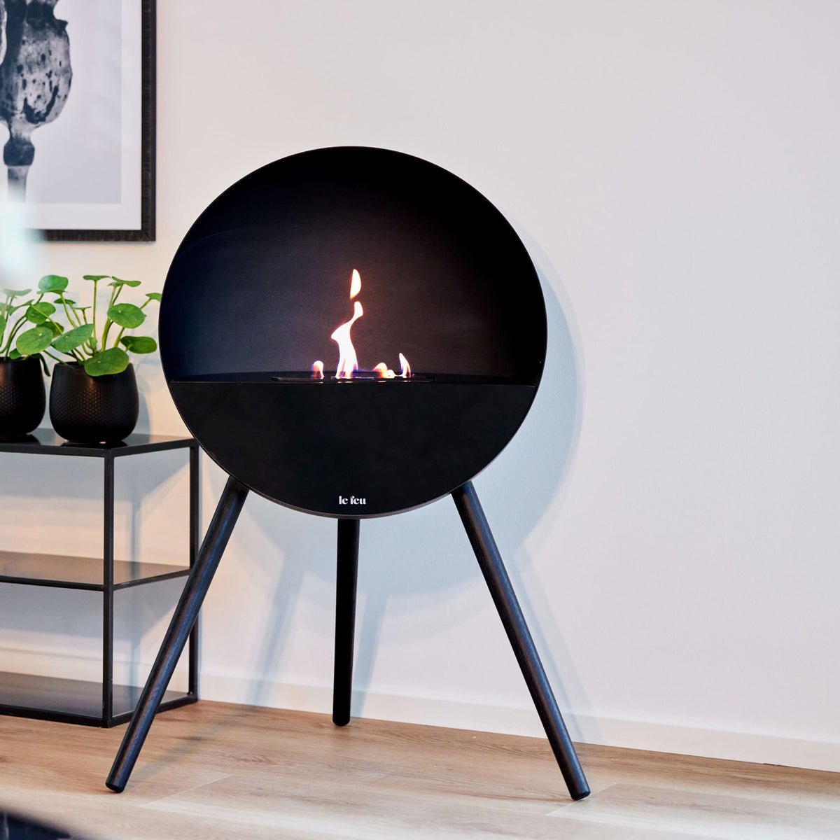 Eye Portable Fireplace -Black