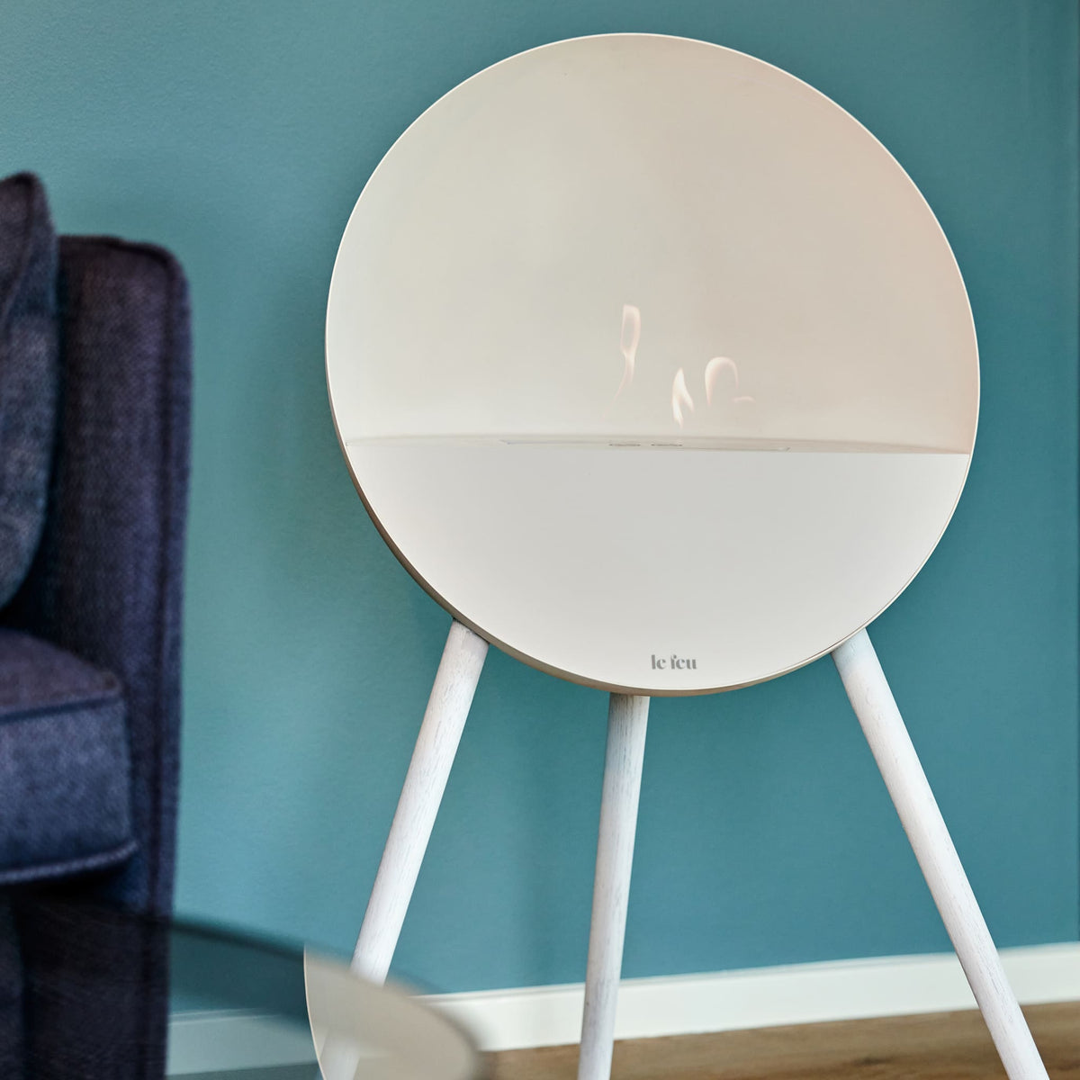 Eye Portable Fireplace - White