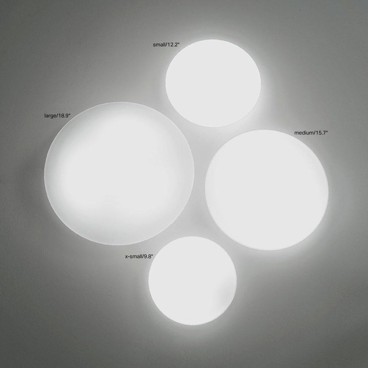 Zafferano America LL6113 Bis Bayonet Wall / Ceiling Light in Matte Opal