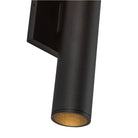 Kuzco Lighting LD2-WS09W10-3036-BK-UNV-010 Lorna LED Interior/Exterior Wall Sconce in Black