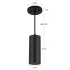 Kuzco Lighting LD3-PD08W14-3036-BK-UNV-010 Lorna LED Pendant in Black