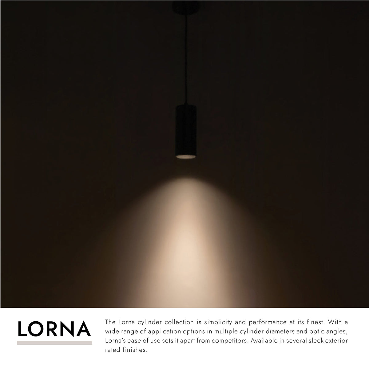 Kuzco Lighting LD3-PD08W14-3036-BK-UNV-010 Lorna LED Pendant in Black