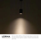 Kuzco Lighting LD4-PD06W18-3036-BK-UNV-010 Lorna LED Pendant in Black