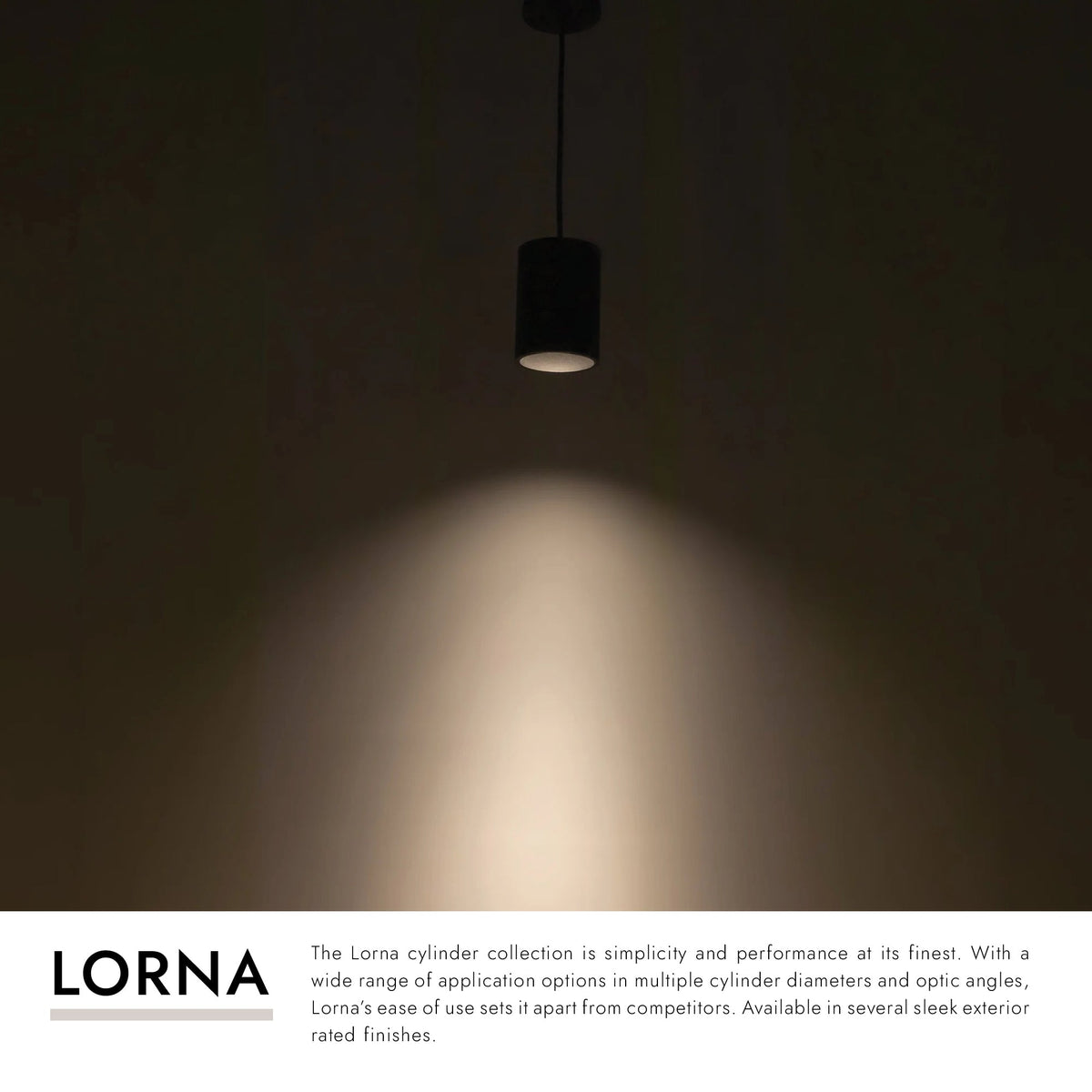 Kuzco Lighting LD4-PD06W18-3036-BK-UNV-010 Lorna LED Pendant in Black