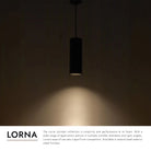 Kuzco Lighting LD4-PD12W24-3036-BK-UNV-010 Lorna LED Pendant in Black
