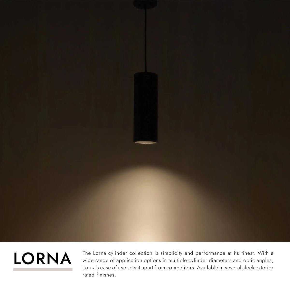 Kuzco Lighting LD4-PD12W24-3036-BK-UNV-010 Lorna LED Pendant in Black