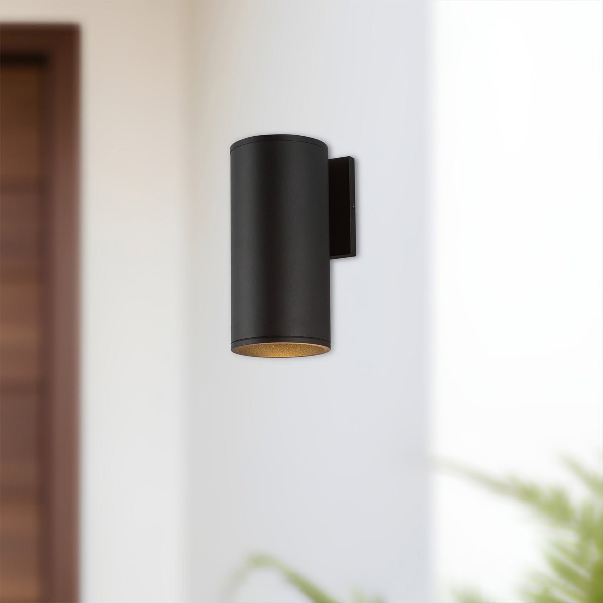 Kuzco Lighting LD4-WS09W20-3036-BK-UNV-010 Lorna LED Intérieur/Extérieur Murale en noir