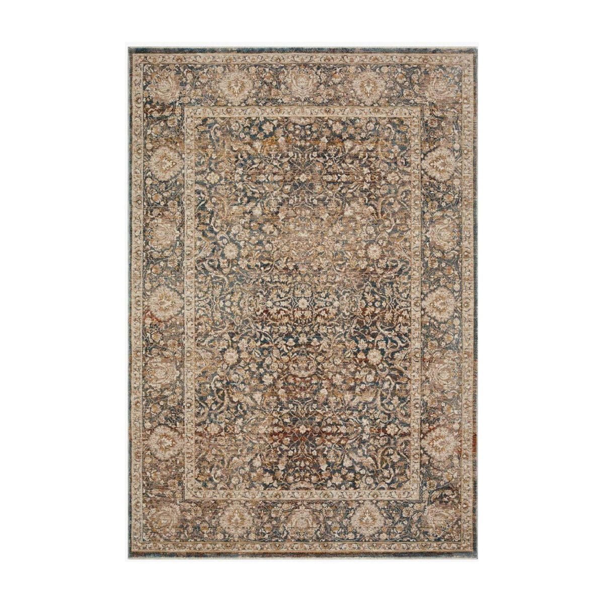 LOURDES LOU-08 Charcoal / Ivory