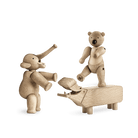 Kay Bojesen 39366 Ensemble de figurines en bois Liliput en chêne