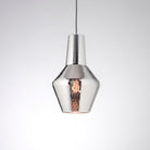 Zafferano America LRM0121 Roméo et Giulietta Suspension Lampe Romeo argent métallisé 45 pouces
