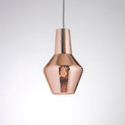 Zafferano America LRM0124 Roméo et Giulietta Suspension Lumière Romeo rose doré métallisé 45 pouces