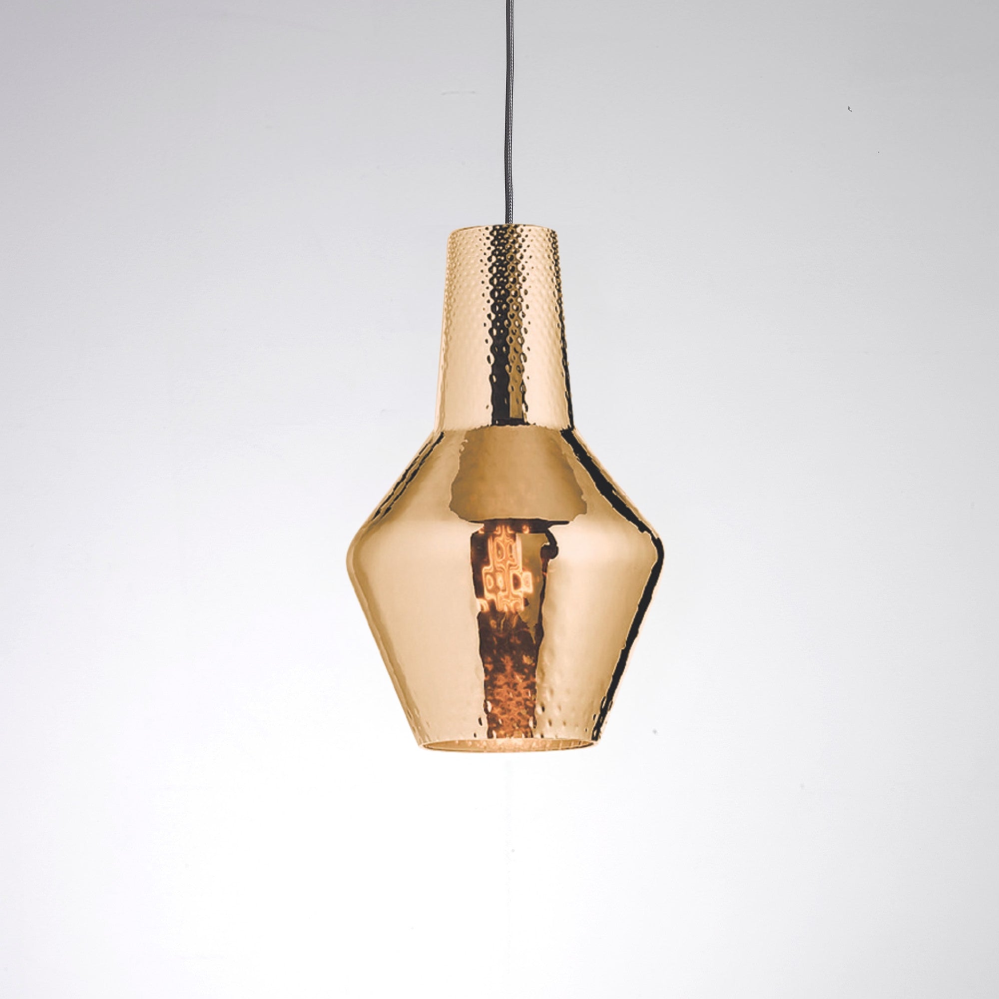 Zafferano America LRM1122 Roméo et Giulietta Suspension Lampe Romeo Métallisé Or Antique 115 pouces