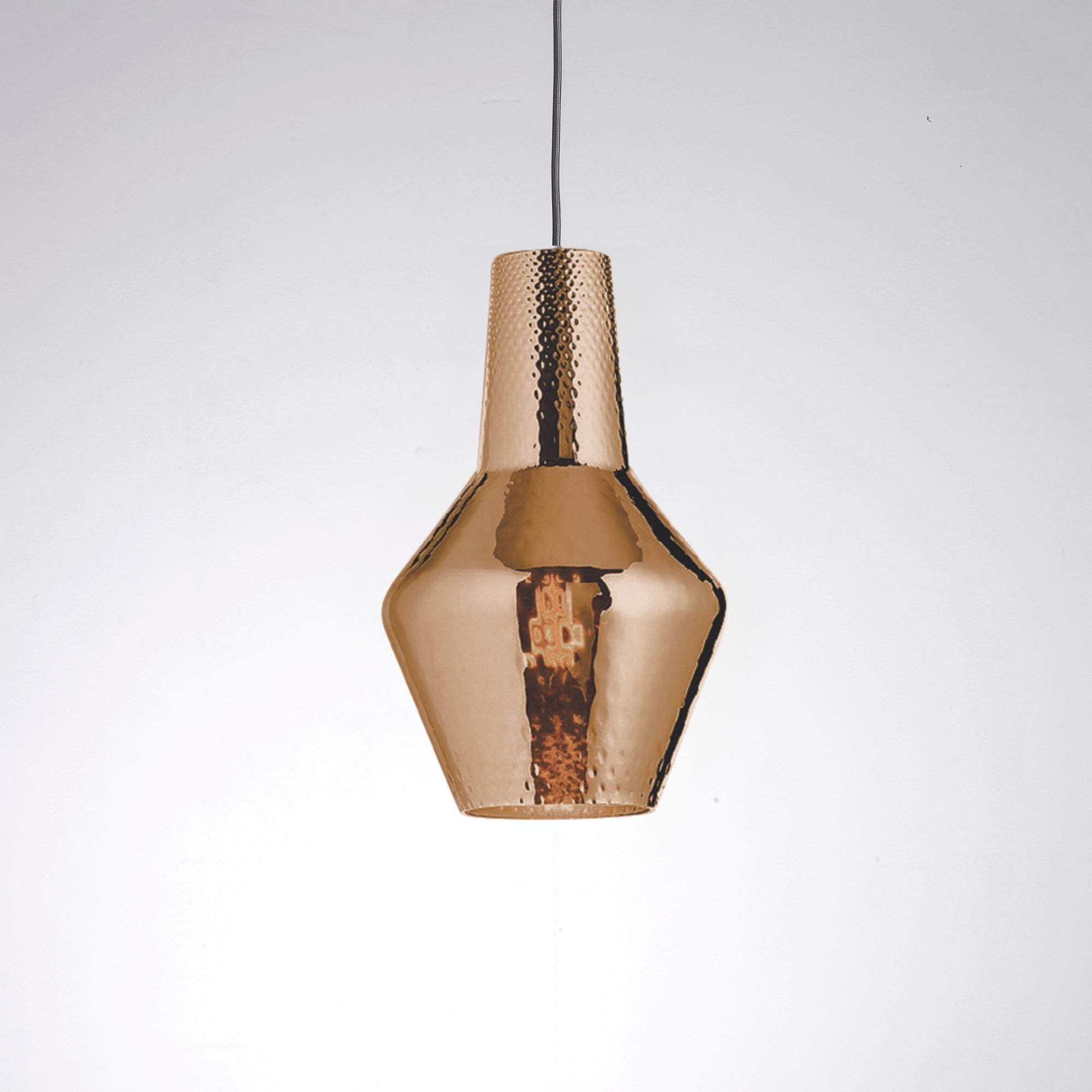 Zafferano America LRM1123 Roméo et Giulietta Suspension Lampe Romeo en bronze métallisé 115 pouces