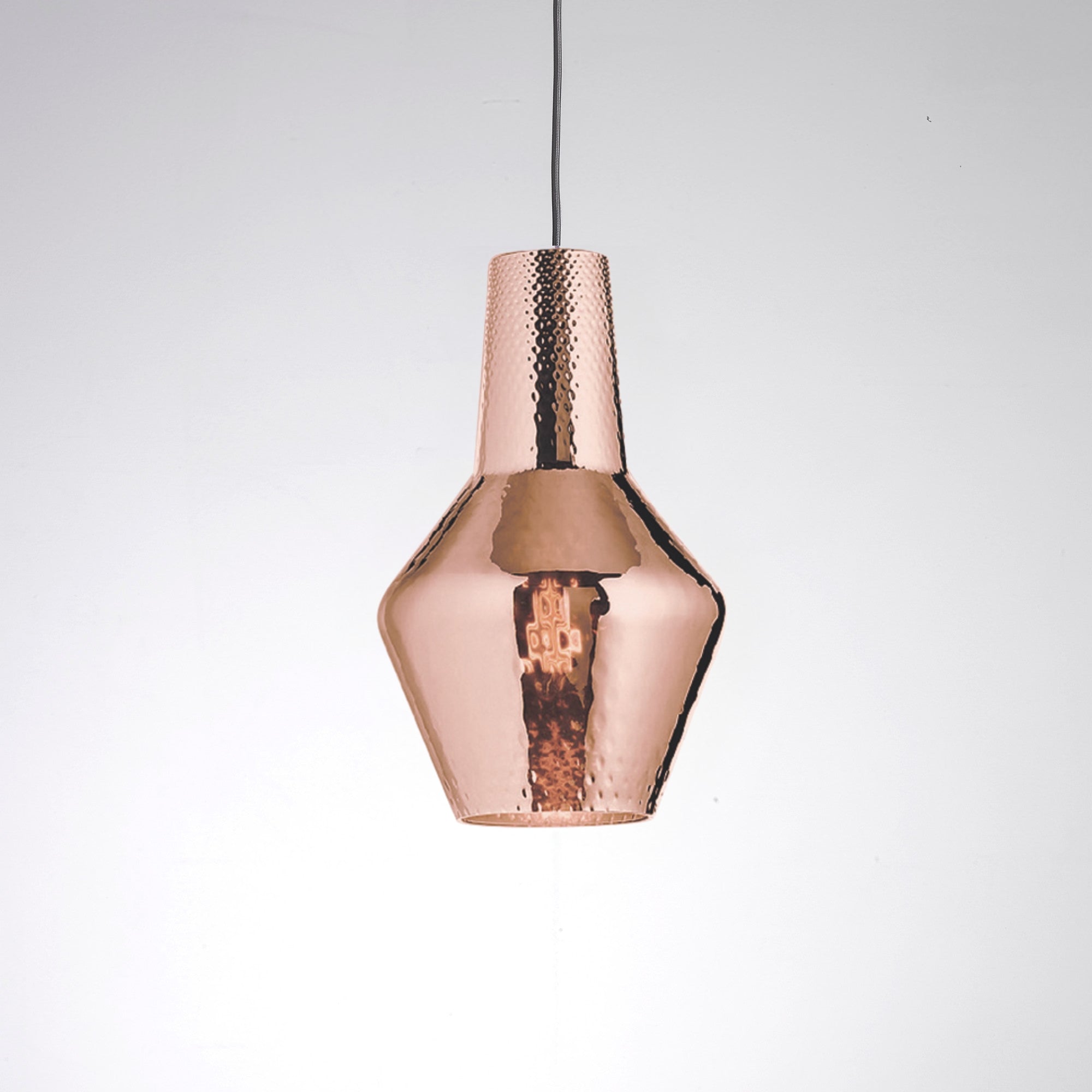 Zafferano America LRM1124 Roméo et Giulietta Suspension Lumière Romeo rose doré métallisé 115 pouces