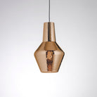 Zafferano America LRM2123 Roméo et Giulietta Suspension Lampe Romeo Bronze Métallisé 190 pouces