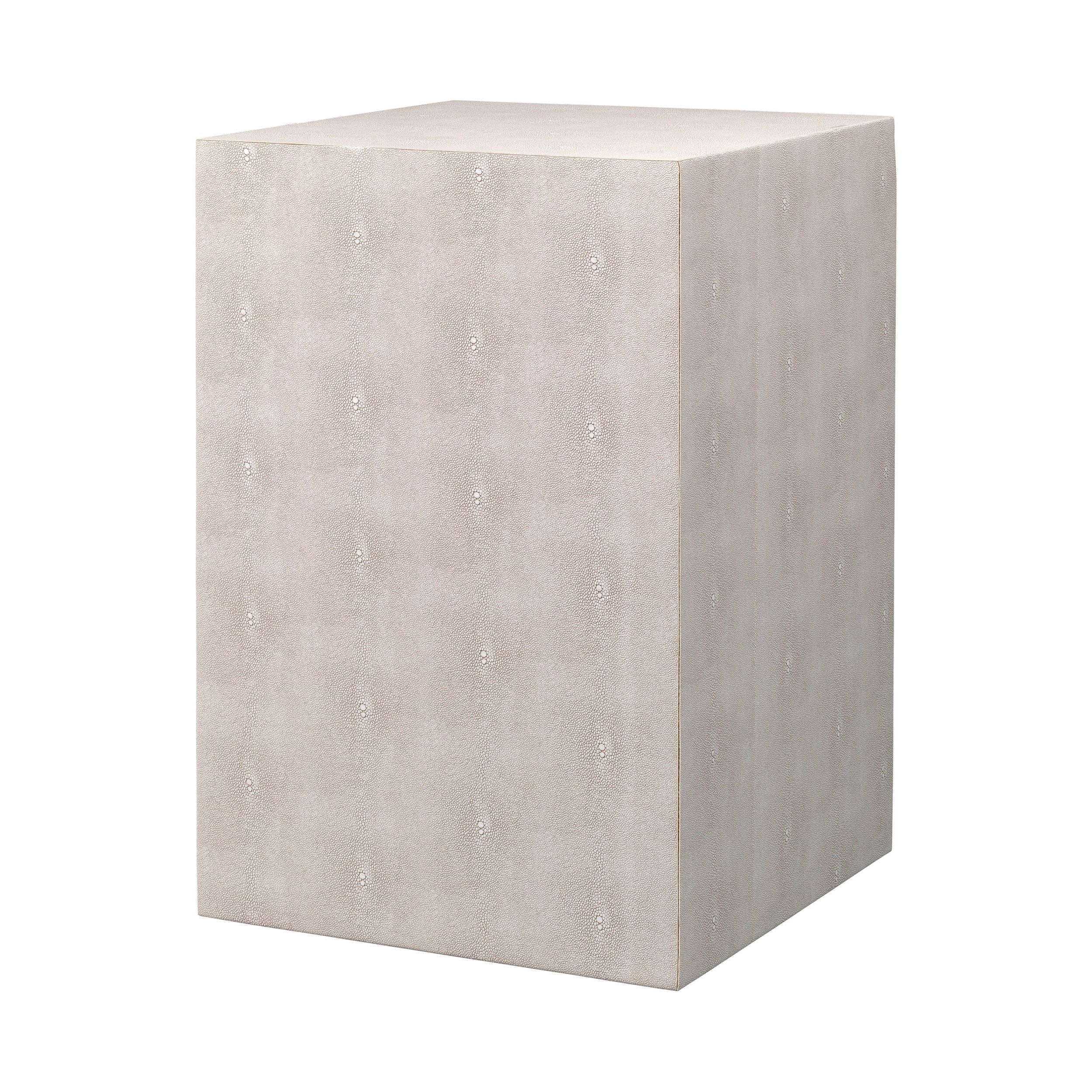 Jamie Young Company - LS20STRUSQIV - Structure Square Side Table - Structure - Cream
