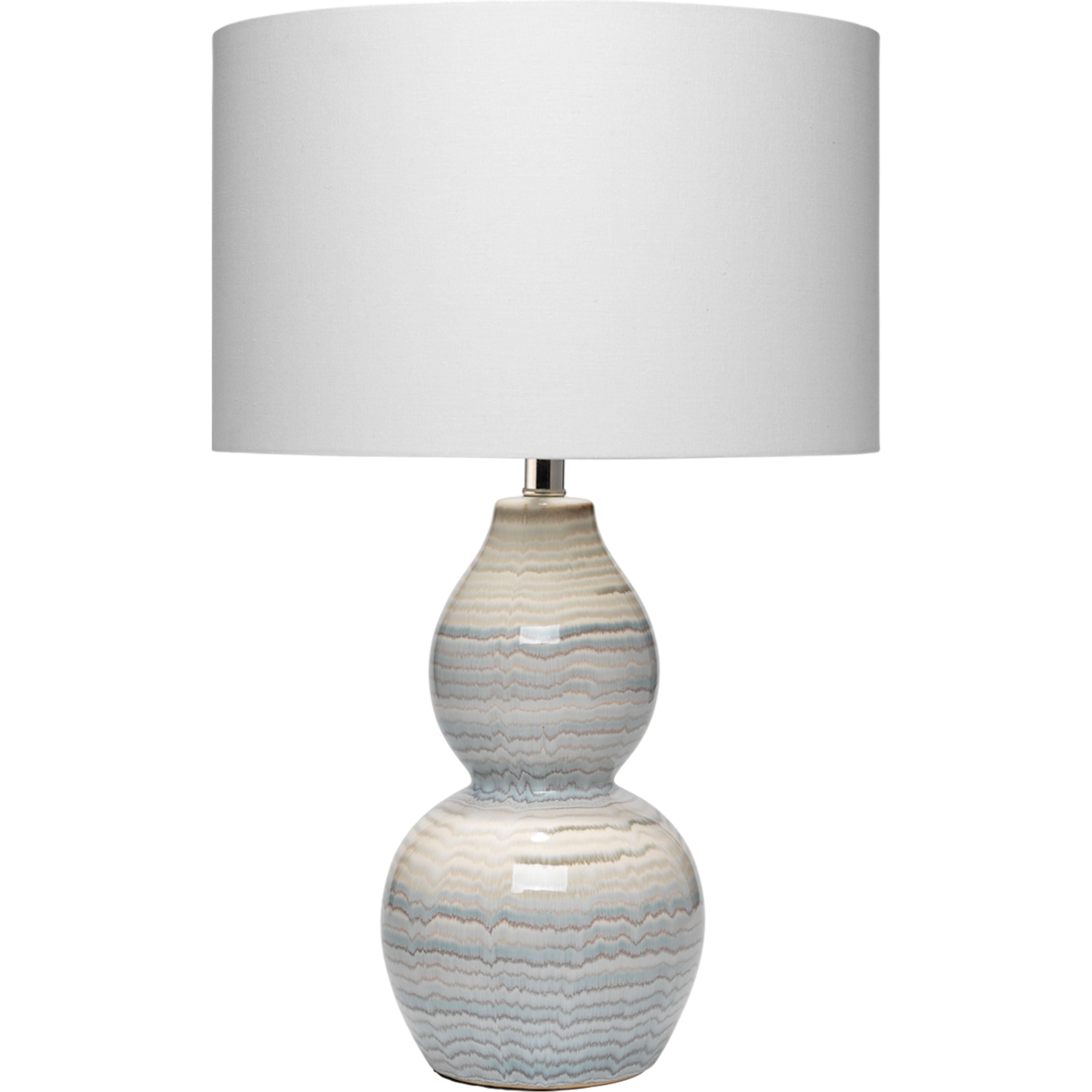 Jamie Young Company - LSCATALINAWH - Catalina Wave Table Lamp -  - White/Blue