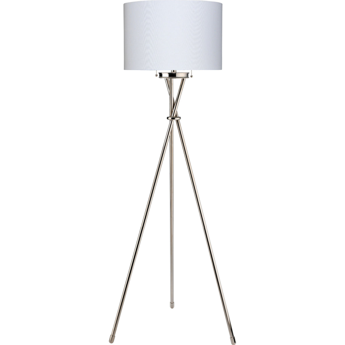 Jamie Young Company - LSMANNYNI - Manny Floor Lamp - Manny - Nickel