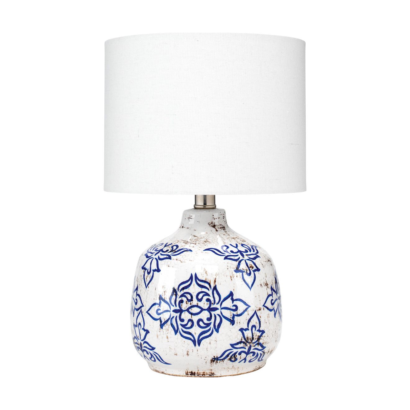 Jamie Young Company - LSRUBYWHBL - Ruby Table Lamp - Ruby - Blue