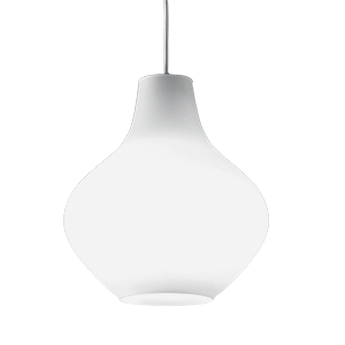 Zafferano America LSX1101 Sixties Pendant Light in Matte Opal