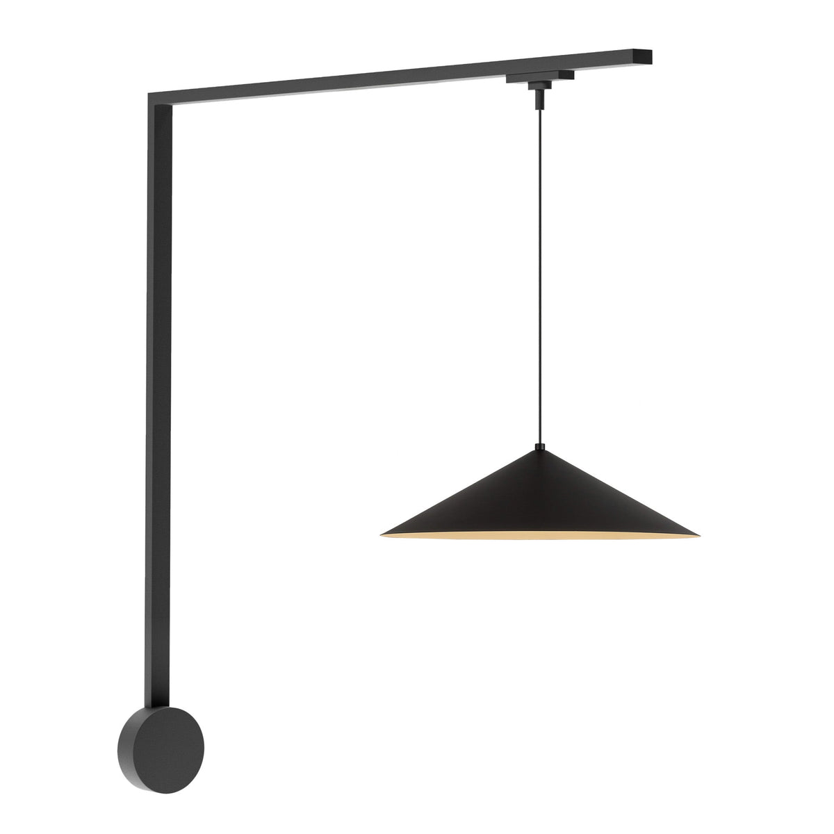 Kit mural LED Kuzco Lighting TR1W4-P73915-BK Trilo - Luiz en noir